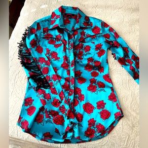 Rock & Roll Cowgirl button down